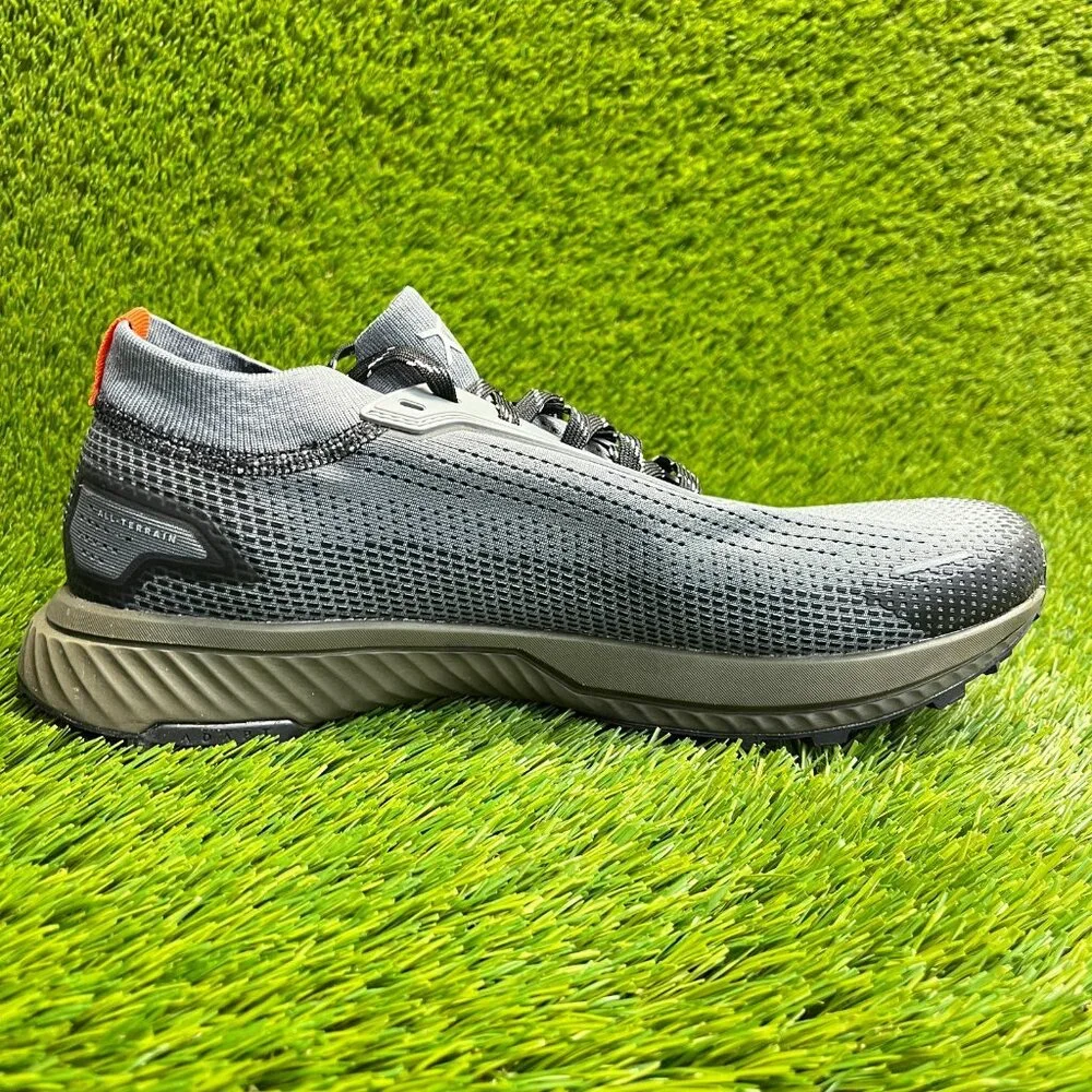 Flux Adapt Trail Runner Gray Olive Mens Size 11.5 Hiking Knit Shoes Sneakers_4